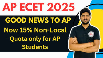 AP ECET 2025: 15% Non-Local Quota Reserved for AP Students! 🔥 | Big News!