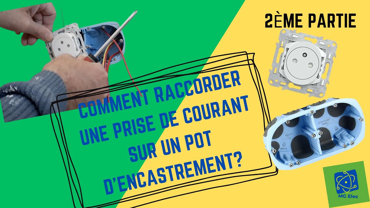 Comment installer une prise de courant étape par étape ? - YouTube