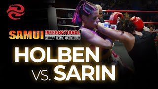 Sarin Vs Courtney Holben Samui International Muay Thai Stadium