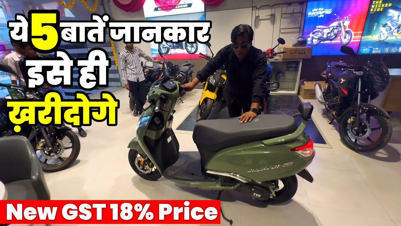 New Launch 🚀  TVS Jupiter 125 ELITE GREEN with New GST Price| Detailed Review