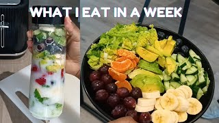 VLOG | WHAT I EAT IN A WEEK ,HEALTHY SALAD MEAL, DETOX JUICE, DILIGENT SKINCARE ROUTINE