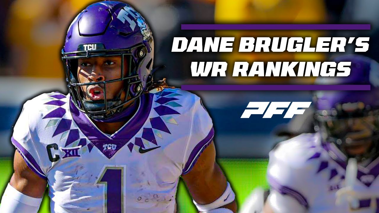 Dane Brugler explains his 2023 WR draft rankings PFF YouTube