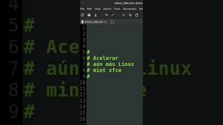 Acelerar aun mas linux mint xfce #esmailor #pc #laptop #windows #mac #linux #android