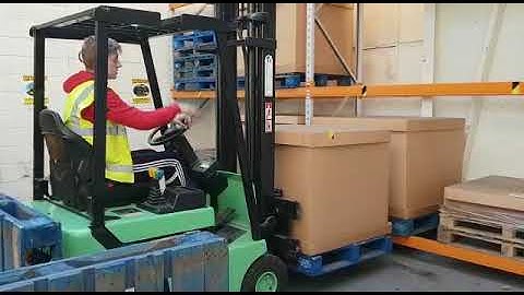 Forklift Training Video: STACKING WITH A FORKLIFT TRUCK
