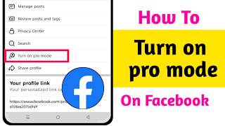 How To Turn on pro mode On Facebook 2026 Update || Turn On Professional Mode On Facebook screenshot 4