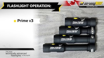 LED Flashlight Operation: Armytek EDC Light Prime