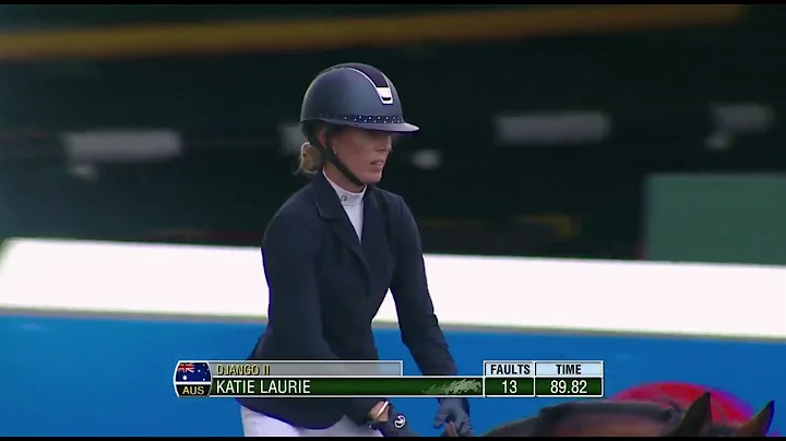 Katie Laurie and Django R1 Rolex GP Spruce Meadows...