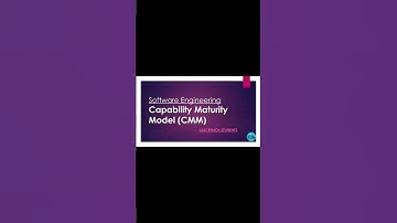 Capability Maturity Model(CMM) | Detailed video in description👇| @LastBenchStudents3 #shorts