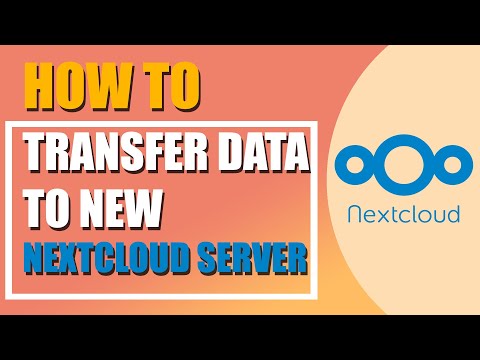 How to transfer data to new Nextcloud server