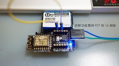 WF8266R Deep Sleep with ESP8266