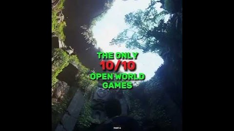 THE ONLY 10/10 OPEN WORLD GAMES #skyrim #zelda #cyberpunk2077 #gaming #games #ps5 #ps4 #shorts