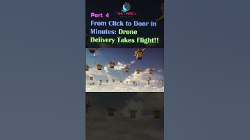 From Click to Door in Minutes: Drone Delivery Takes Flight! PART 4 #viralvideo #trending #viralvideo