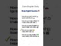 Simple English Questions and Answers | Speak Like a Native #DailyEnglish #EasyEnglish