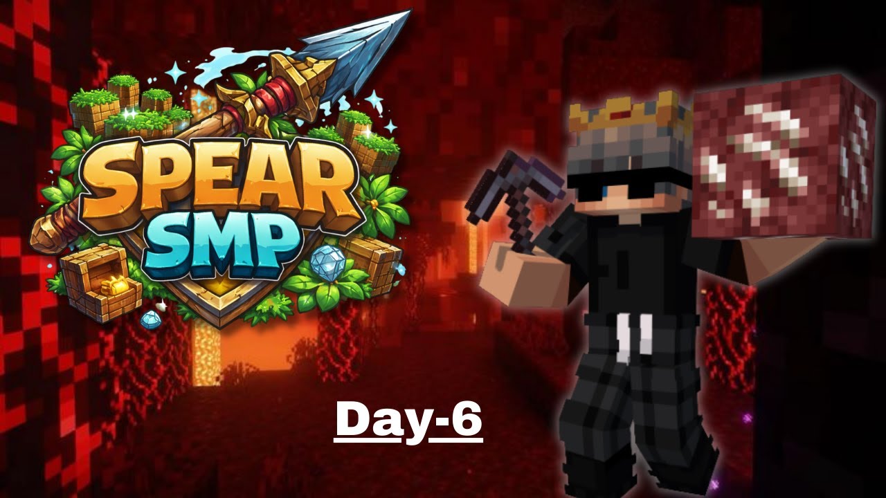Grinding Resources To Make Our MANSION In This Smp !!!  | Day 6 | SpearSmp | ReckdGamerz