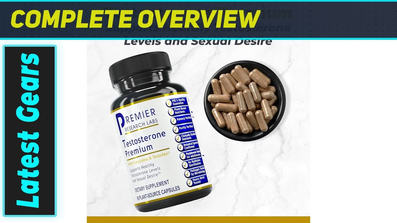 Premier Research Labs Testosterone Premium: Unlock Your Natural Vitality!