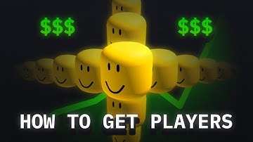 how to get MORE PLAYERS in your ROBLOX GAMES in 3 minutes
