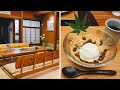 Trying Japanese Desserts at a Traditional Tea House in Takayama, Japan