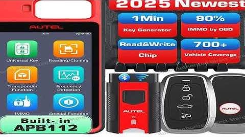 2025 Autel MaxiIM KM100 Key Fob Programming Tools KM100X key Programmer 60s Key Generation OBD IMMO