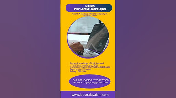 Hiring PHP Laravel Developer | Apply now