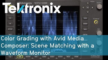 Color Grading with Avid Media Composer: Scene Matching with a Waveform Monitor