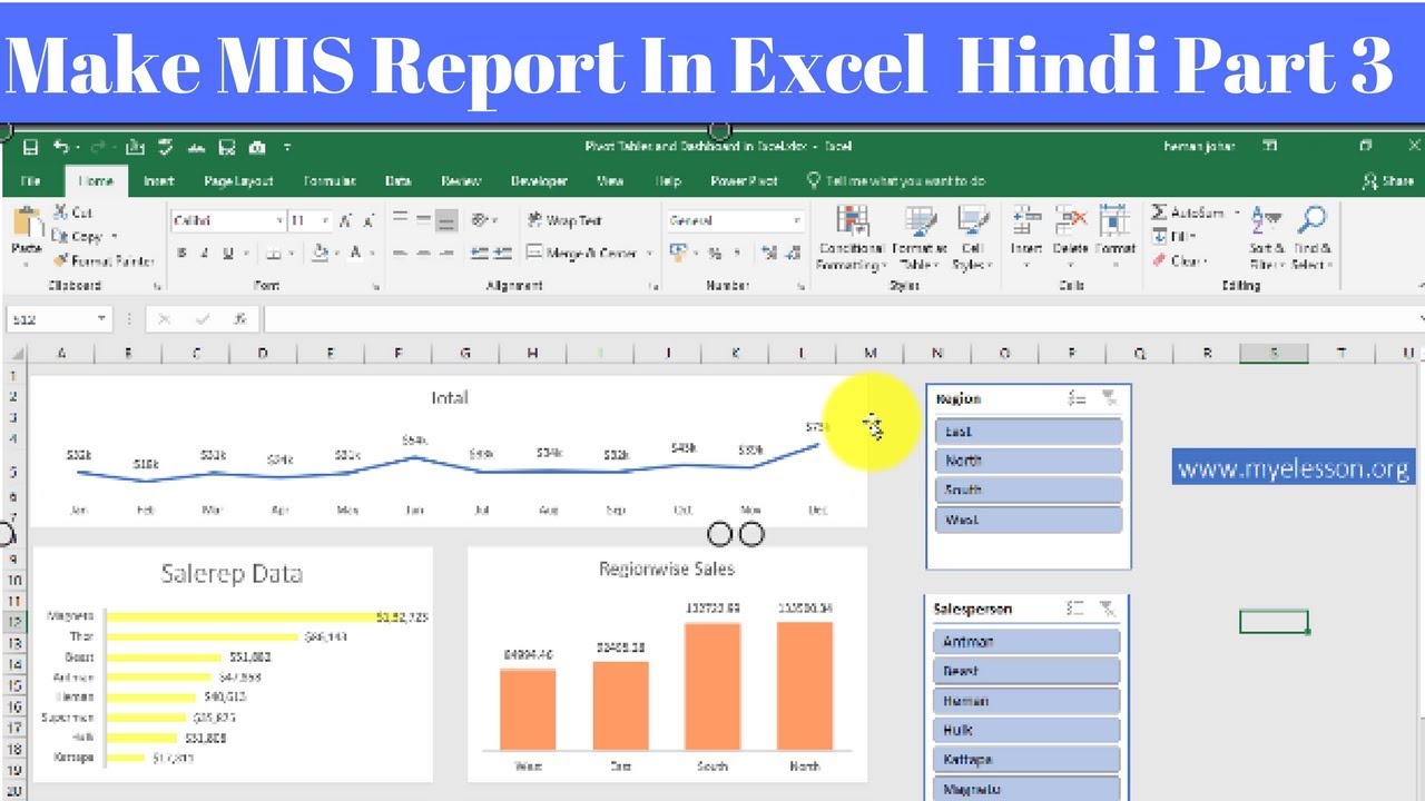 Excel Mis Tutorial In Hindi Every Excel User Must Learn This Riset