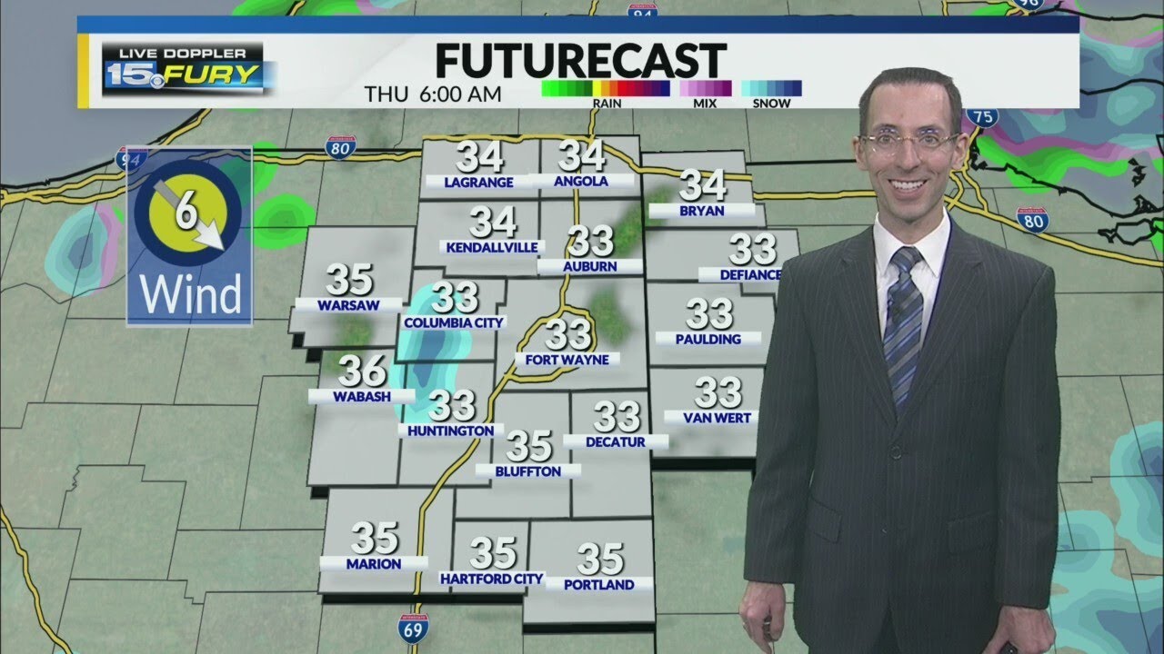 More rain and snow showers coming - YouTube