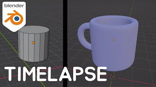 Blender 3.0 How to Make a Mug | 3D Modelling Timelapse