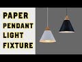Make Paper Dining Room Pendant Hanging Ceiling Light Fixture