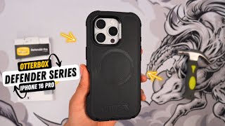 iPhone 16 Pro OtterBox Defender Series Pro Black Case
