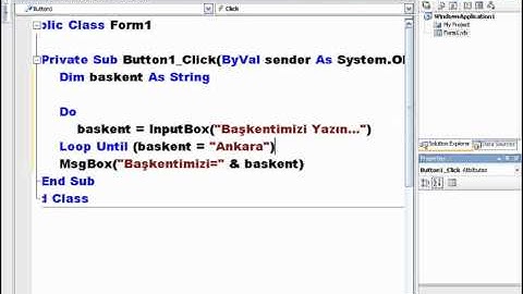 VisualBasic NET 2008 Ders 97   Do  Until Loop Döngüsü Örnek Açıklama   Mozilla Firefox