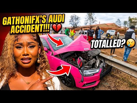 ⚠️BREAKING NEW‼️GATHONI’S FX AUDI RS7 INVOLVED IN AN ACCIDENT!!😳