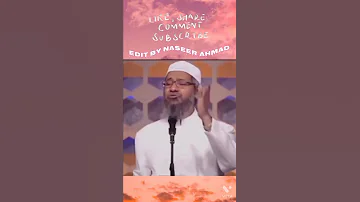 Dr Zakir Naik Bayan Allah Se Mangna 