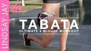 Tabata - Legs &amp; Butt | Ultimate 4 Minute Workout