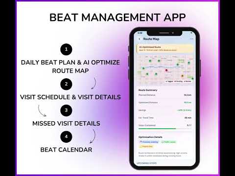 Route Planning and Beat Management Software Demo