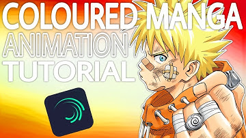 Coloured Manga Animation | Alight Motion Tutorial