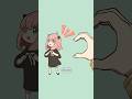 Hand heart 【ダミアニャ】指ハート Anya x Damian❤️#Yor#funny #SpyxFamily #アーニャ#スパイファミリー#ミキチャンネルMIKI CHANN