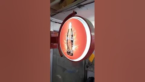 Rotating lollipop Signage