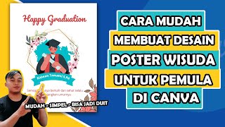 Cara Membuat Desain Kado Poster Wisuda Di Canva Untuk Pemula - Tutorial Canva 2022 screenshot 4