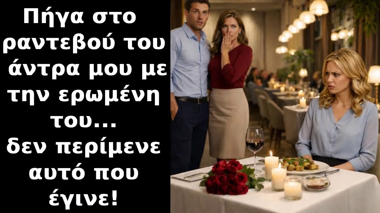 Ο σύζυγός μου έκανε κράτηση σε εστιατόριο με την ερωμένη του αλλά εγώ κάθισα στο τραπέζι, περίμεν