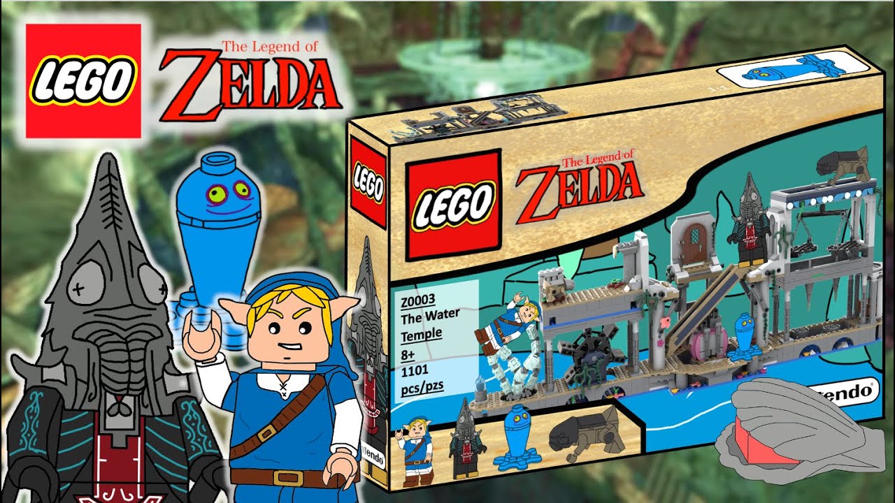 Project WILD 本編　水辺編　セット Zelda Water Temple in LEGO! A custom rearrangeable dungeon