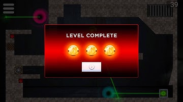 Laserbreak 2 - Level 39 and 40 (Collecting all Coins) playthrough / walkthrough / solution