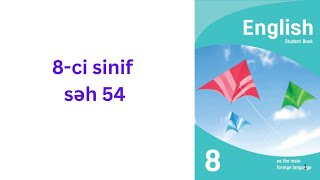 Yeni 8 Ci Sinif Ingilis Dili Sehife 54 Use Of English
