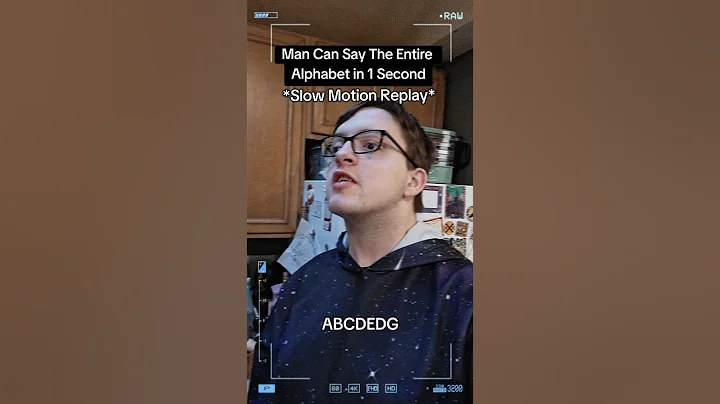 Man Can Say The Entire Alphabet in 1 Second #shorts #funny #alphabet #fyp #viral #comedy #funnyskit