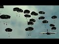 Hundreds Of Paratroopers In Action (Andersen Air Force Base, Guam)