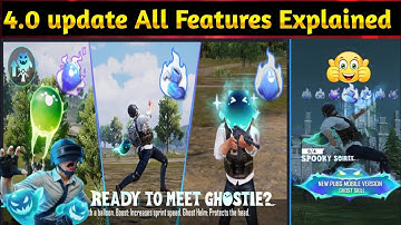 🤯Top 100 Secret Features in 4.0 Update In New SPOOKY SOIREE Mode - Full Explained #bgmi #pubgmobile 