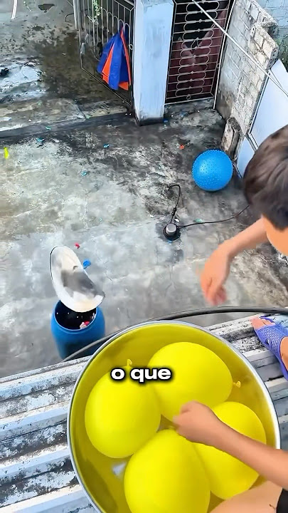 Guerra de balão de água!!!