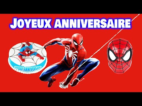 Anniversaire Enfant🎂 Spiderman🎂Joyeux Anniversaire enfant