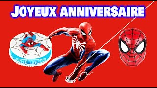 Anniversaire Spider Man Montage photo