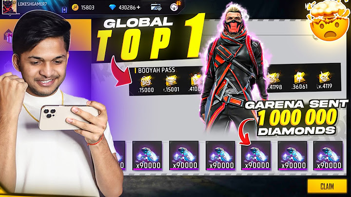 Garena Gifting Me 1M Diamonds First Time 🤯 [ Global Top 1 ] Free Fire