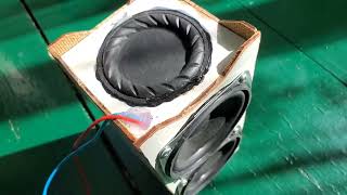 bass test speaker